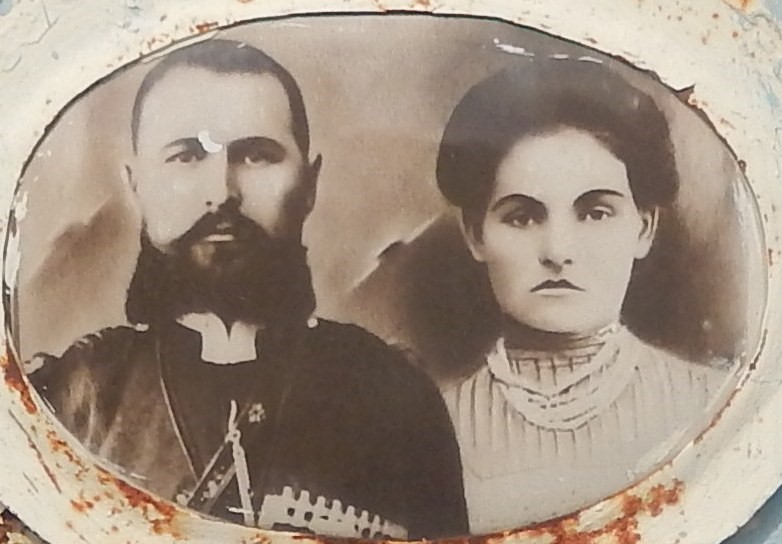 Пархоменко Михаил Евсеевич с женой Акилиной Фирсовной.
